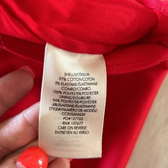 Alice+Olivia Tiered Mini Dress in Bright Poppy Size 8 - Picture 13 of 13